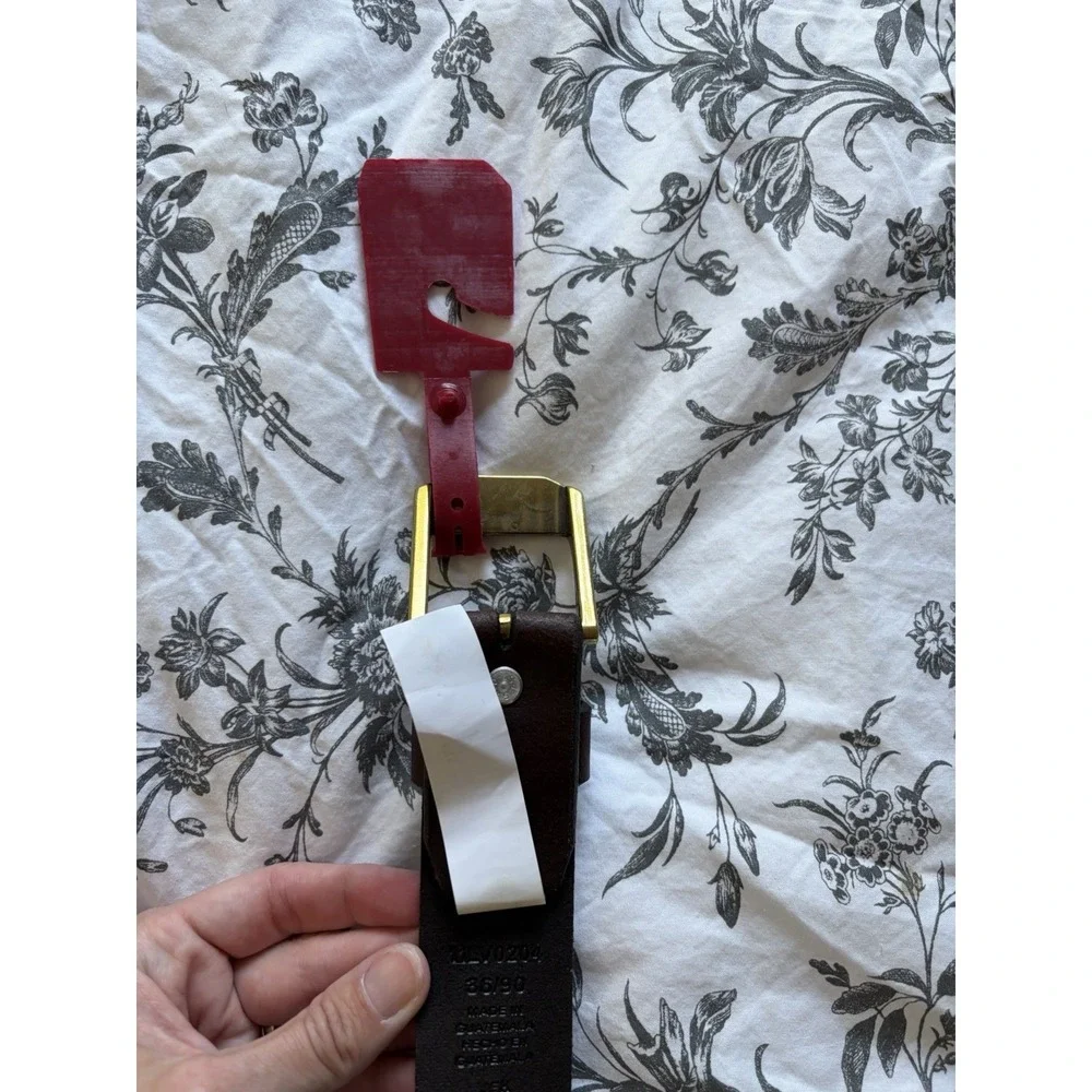 Levi's Denizen Brown Leather Belt 36(M) New With Tags 36/90